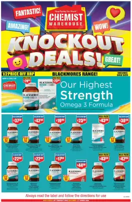Chemist Warehouse catalogue (valid until 11-03)