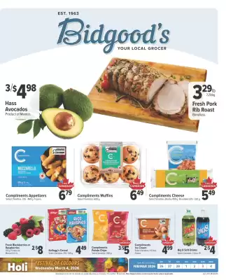 Bidgood's flyer (valid until 4-03)