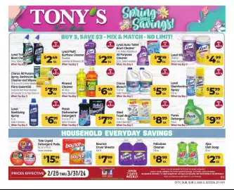 Tony’s Fresh Market weekly ad Page 1
