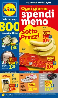 Volantino Lidl (valido fino al 8-03)