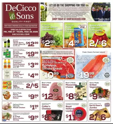 DeCicco & Sons weekly ad (valid until 5-03)