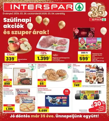 Interspar akciós újság