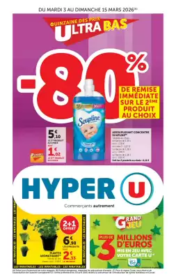 Catalogue Hyper U (valable jusqu'au 15-03)