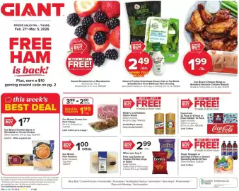 GIANT weekly ad week 9 Page 1