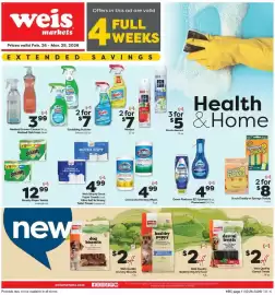 Weis Markets weekly ad Page 1