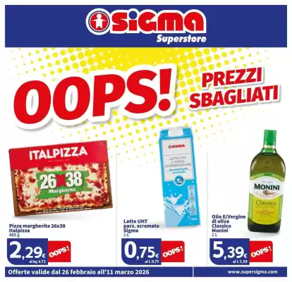 Volantino Sigma Superstore (valido fino al 11-03)
