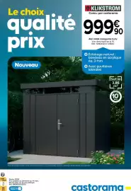 Catalogue Castorama | Abri de jardin et serres page 40