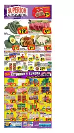 Superior Grocers weekly ad Page 1