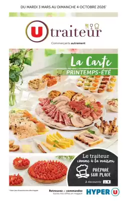 Catalogue Hyper U (valable jusqu'au 4-10)
