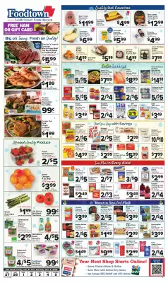 Foodtown supermarkets weekly ad (valid until 5-03)