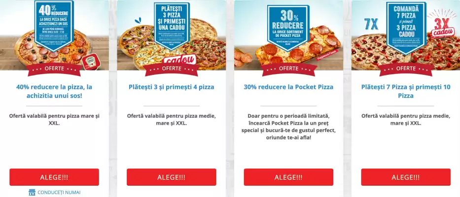 Catalog Domino's Pizza (valid până la 10-03)