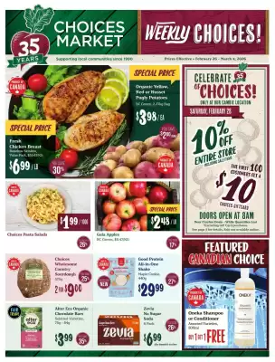 Choices Market flyer (valid until 4-03)