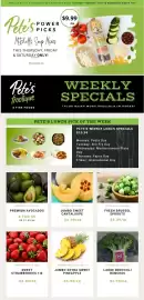 Pete's Fine Foods flyer week 9 Page 1