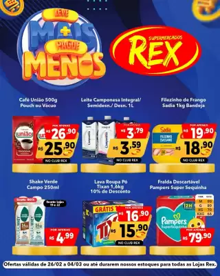 Catálogo Supermercados Rex (válido até 4-03)