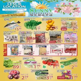 Sunny Food Mart flyer week 9 Page 1