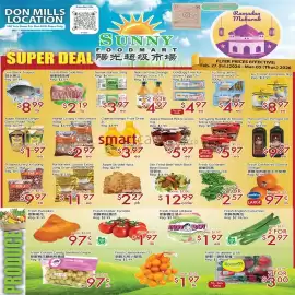 Sunny Food Mart flyer week 9 Page 1