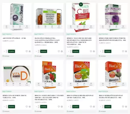 Kígyó Patika akciós újság (érvényes eddig: 4-03)