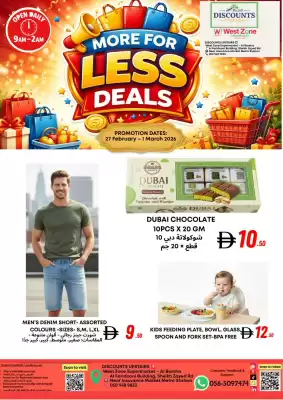 West Zone Supermarket catalogue (valid until 1-03)