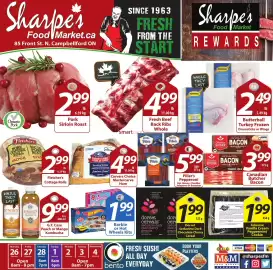 Sharpe's Food Market flyer week 9 Page 1