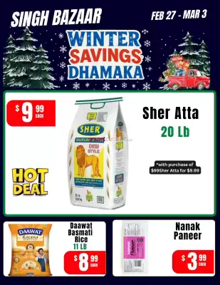 Singh Bazaar flyer (valid until 3-03)
