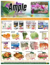 Ample Food Market flyer week 9 Page 1