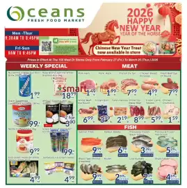 Oceans Fresh Food Market flyer week 9 Page 1