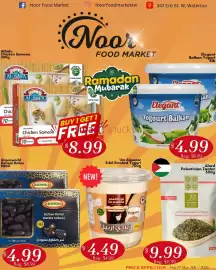 Noor Food Market flyer week 9 Page 1