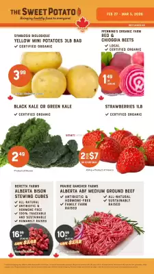 The Sweet Potato flyer (valid until 5-03)