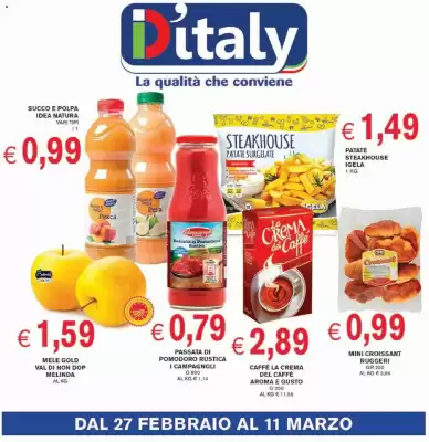 Volantino D'Italy (valido fino al 11-03)