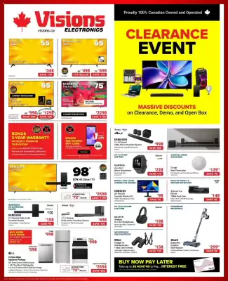 Visions Electronics flyer