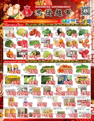 Superking Supermarket flyer (valid until 5-03)