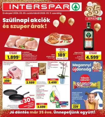 Interspar akciós újság (érvényes eddig: 11-03)