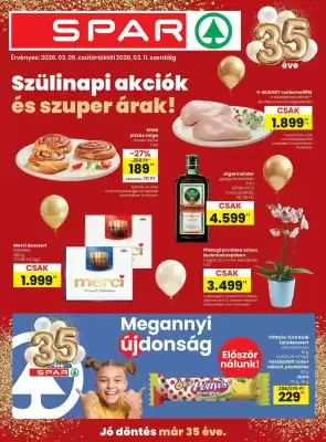Spar akciós újság (érvényes eddig: 11-03)