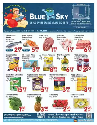 Blue Sky Supermarket flyer (valid until 5-03)