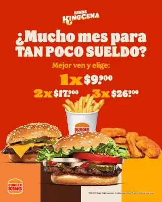 Catálogo Burger King (válido hasta 28-02)