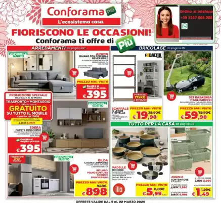 Volantino Conforama (valido fino al 22-03)