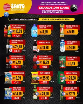 Catálogo Saito Supermercados (válido até 16-03)