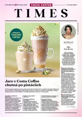 Costa Coffee leták (platné do 30-04)