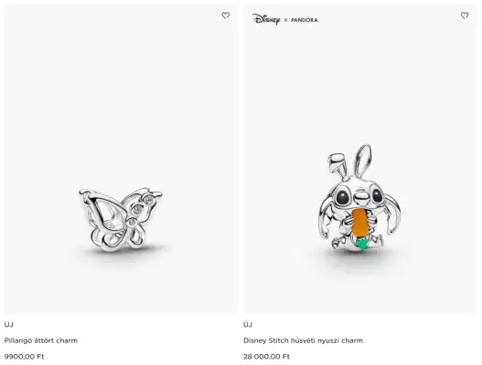 Pandora akciós újság (érvényes eddig: 7-03)