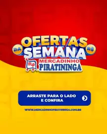 Catálogo Mercadinho Piratininga semana 9 Página 1