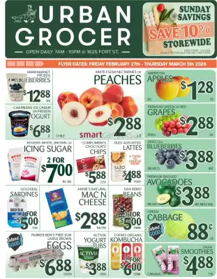 Urban Grocer flyer (valid until 5-03)