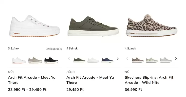 SKECHERS akciós újság (érvényes eddig: 12-03)