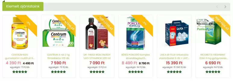 Patika24 akciós újság hét 9 Oldal 1