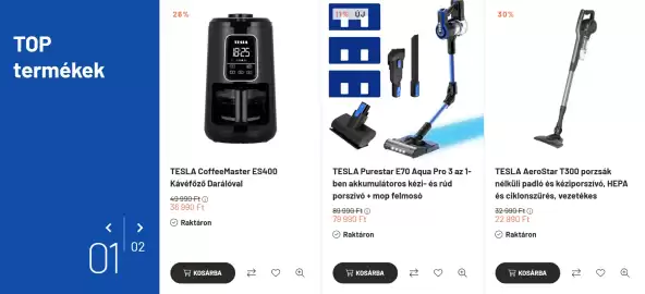 TeslaRobot akciós újság hét 9 Oldal 1