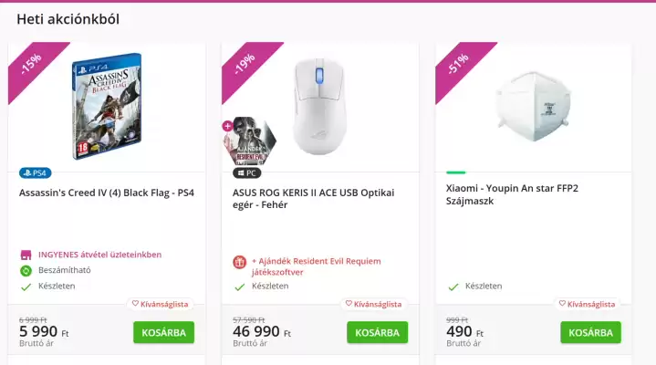 Konzolvilág akciós újság (érvényes eddig: 5-03)