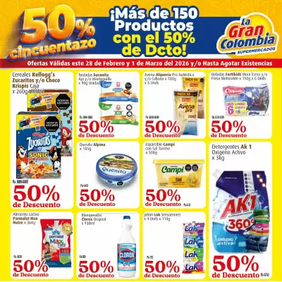 Catálogo La Gran Colombia (válido hasta 1-03)