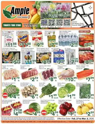Ample Food Market flyer (valid until 5-03)