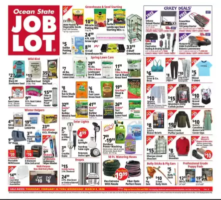 Ocean State Job Lot flyer (valid until 4-03)