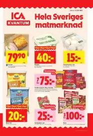 ICA Kvantum reklamblad vecka 10 Sida 1