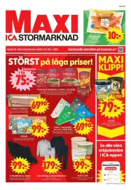 ICA Maxi reklamblad vecka 10 Sida 1